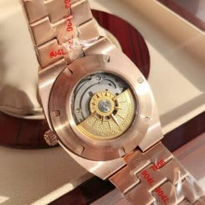 Super Clone Vacheron Constantin Overseas 41mm Silver Dial Rose Gold Stainless Steel Integrated Bracelet BBS Factory