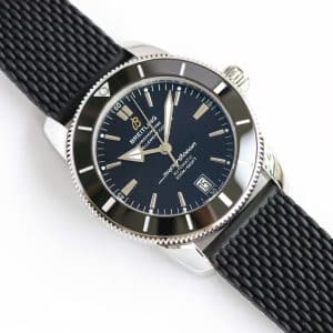 Super Clone Breitling Superocean Heritage II Blue Dial Mesh Bracelet BLS Factory China Replica Edition