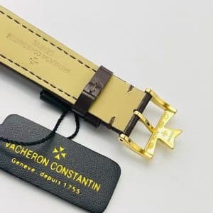 Super Clone Vacheron Constantin Patrimony 40mm Champagne-Ivory Dial Yellow-Gold Case Brown Leather Strap MKS Factory (Ref. 81180 · 9039 Ultra-Thin Movement)