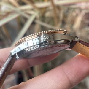 Breitling Navitimer Super Clone – TW Factory Rose Gold Bezel Cream Dial on Italian Calf Leather
