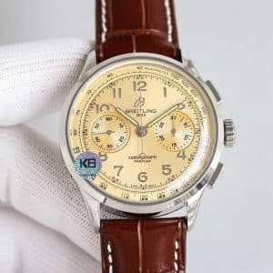 Super Clone Breitling Premier Chronograph 42 Champagne Dial – KB Factory