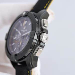Super Clone Breitling Avenger 45 Grey Dial Black Steel Tactical Strap KB Factory