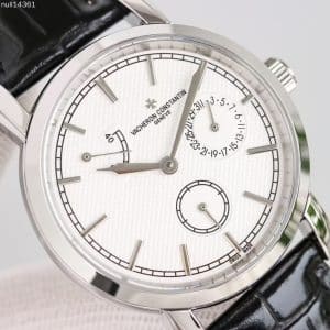Vacheron Constantin Traditionnelle Power-Reserve Pointer-Date White Dial — KB Factory 40mm Super Clone