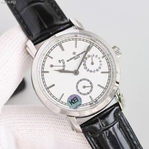 Vacheron Constantin Traditionnelle Power-Reserve Pointer-Date White Dial — KB Factory 40mm Super Clone