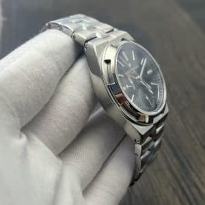 Super Clone Vacheron Constantin Overseas 7900V 41mm Black Dial Stainless Steel Integrated Bracelet MKF Factory