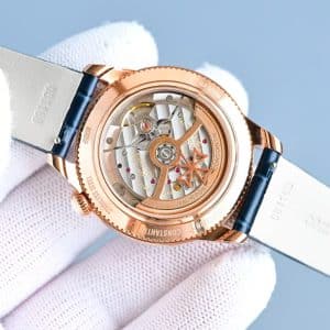 YMS Factory Super Clone Vacheron Constantin Égérie Moon Phase Blue Dial Nezha Edition Ref. 8005F/000R-B958 Replica