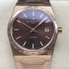 Super Clone Vacheron Constantin Historiques 4200H/000R-9359 37mm Brown Dial Rose Gold Case Integrated Bracelet SJ Factory