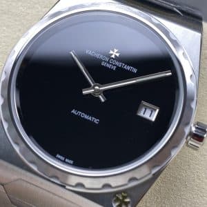 Super Clone Vacheron Constantin Historiques 4200H/000A-B755 37mm Black Dial Steel Case Integrated Bracelet TW Factory