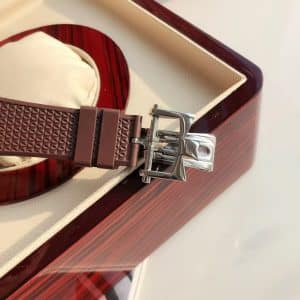 Super Clone Vacheron Constantin Overseas 41mm Brown Dial Stainless Steel Rubber Strap QC Factory