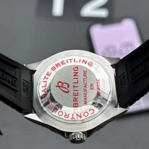 Super Clone Breitling Superocean 44 Blue Dial Stainless Steel Black Rubber Strap BLS Factory