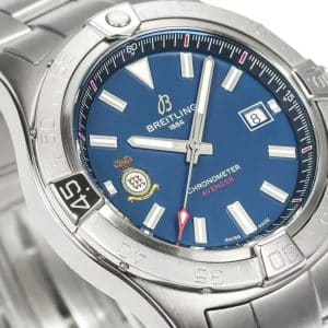 Super Clone Breitling Avenger 43 Blue Dial Stainless Steel Bracelet RAF Insignia Edition BLS Factory