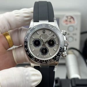 Rolex Daytona 116519LN “Cement Grey” — VS Factory V2 Super Clone (4131 Movement, Rubber Strap, 155g Weighted Edition)