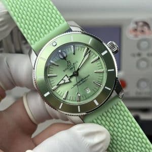 Breitling Superocean GMT Mint Green · BLS Factory China Replica Edition