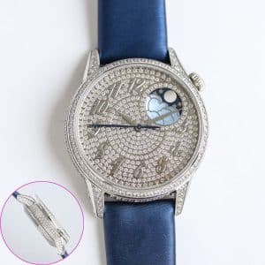 YMS Factory Super Clone Vacheron Constantin Égérie Moon Phase Ref. 8005F/000R-B958 Diamond Dial Replica