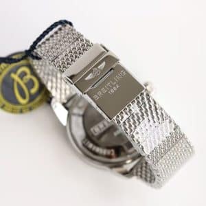 Super Clone Breitling Superocean Heritage II Blue Dial Mesh Bracelet BLS Factory China Replica Edition