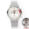 Super Clone Breitling Top Time 41 Classic Cream Dial Stainless Steel Mesh Bracelet BLS Factory