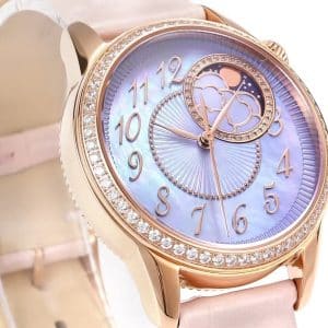 KB Factory Super Clone Vacheron Constantin Égérie Moon Phase Lilac Mother-of-Pearl Dial Ref. 8005F/000R-B958 Replica