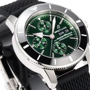 Breitling Superocean Heritage II Chronograph Green Dial · BLS Factory China Replica Edition