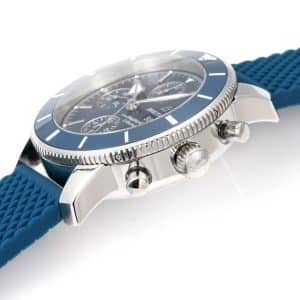 Super Clone Breitling Superocean Heritage II Chronograph 44 Blue Dial Blue Bezel BLS Factory Replica (China Edition)