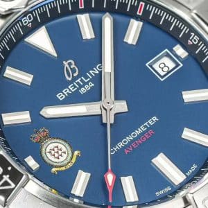 Super Clone Breitling Avenger 43 Blue Dial Stainless Steel Bracelet RAF Insignia Edition BLS Factory