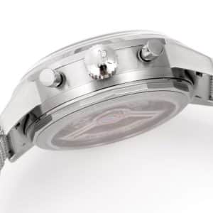 Super Clone Breitling Top Time 41 “Shelby Cobra” Blue Dial Stainless Steel Mesh Bracelet BLS Factory
