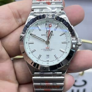 China Super Clone · BLS Breitling Chronomat GMT White Orbi