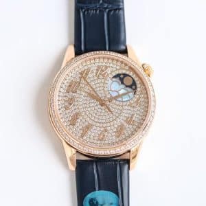 YMS Factory Super Clone Vacheron Constantin Égérie Moon Phase Ref. 8005F/000R-B958 Diamond Dial Replica