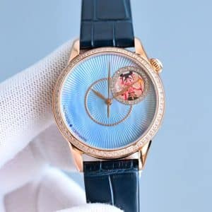 YMS Factory Super Clone Vacheron Constantin Égérie Moon Phase Blue Dial Nezha Edition Ref. 8005F/000R-B958 Replica