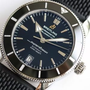 Super Clone Breitling Superocean Heritage II Blue Dial Mesh Bracelet BLS Factory China Replica Edition