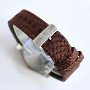 Super Clone Breitling Avenger 43 Brown Dial Stainless Steel Military Strap GF Factory (Angle II Edition)