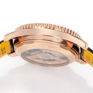 Breitling Navitimer Super Clone by BLS Factory — Rose-Gold Case, Green Dial, Black Leather Strap