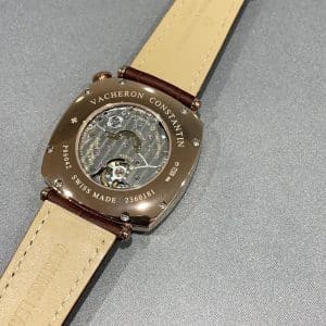Super Clone Vacheron Constantin Historiques 4200H/000R-9359 40mm Off White Dial Pink Gold Case Leather Strap VC+ Factory