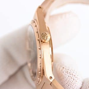 Super Clone Vacheron Constantin Historiques 222 37mm Brown Dial Rose Gold Case Integrated Bracelet VC+ Factory