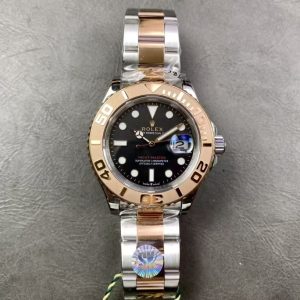 China Super Clone Yacht-Master Two-Tone with Everose-Tone Bezel and Black Dial