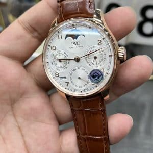 V9 Factory IWC Portuguese Perpetual Calendar IW52610 “Seven-Hand” Rose Gold Super Clone Replica