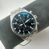 ZF Factory IWC Pilot Chronograph IW377714 Blue Dial Super Clone Replica – De-Homogenized Pilot Chrono on Bracelet