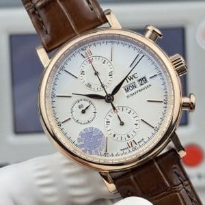 ZF Factory IWC Portofino Chronograph IW391036 “Portofino Chrono” Rose Gold Super Clone Replica