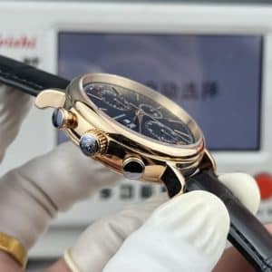 IWC Portofino Chronograph IW391036 Blue Dial Rose Gold Super Clone – GR Factory Replica
