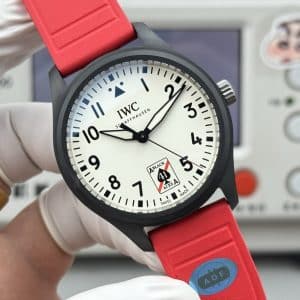 IWC Mark XVIII Top Gun “Black Aces” IW327004 White Dial Super Clone – AOF Factory Replica