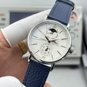 ZF Factory IWC Portofino Complete Calendar IW359002 “Portofino Annual Calendar” White Dial Super Clone Replica