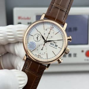 ZF Factory IWC Portofino Chronograph IW391036 “Portofino Chrono” Rose Gold Super Clone Replica