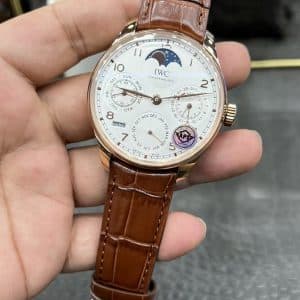 V9 Factory IWC Portuguese Perpetual Calendar IW52610 “Seven-Hand” Rose Gold Super Clone Replica