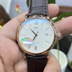 IWC Portofino Automatic 40 IW356517 Rose Gold Super Clone – White Dial | MKS Factory Replica