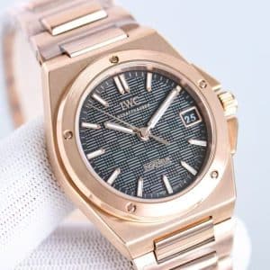 IWC Ingenieur Automatic 40 IW328907 Super Clone Replica Black Dial – Rose Gold, KB Factory Version