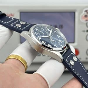 IWC Big Pilot 8 Days Heritage IW51584 Blue Dial Super Clone – TW Factory 316L Stainless Steel Replica