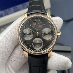 APS Factory IWC Portuguese Perpetual Calendar IW5033xx Grey Dial Super Clone Replica (New Release)