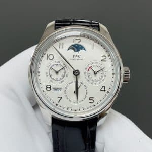GR Factory IWC Portuguese Perpetual Calendar IW5035xx White Dial Super Clone Replica
