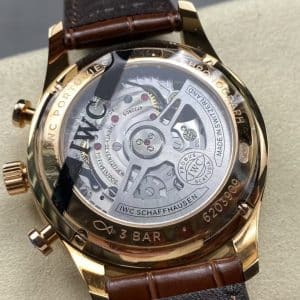 IWC Portugieser Chronograph IW3716 Super Clone — White Dial Rose Gold Case, AZ Factory