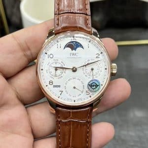 V9 Factory IWC Portuguese Perpetual Calendar IW52610 “Seven-Hand” Rose Gold Super Clone Replica