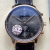 AZ Factory IWC Portuguese Chronograph IW3716-03 Rose Gold Blue Dial Super Clone Replica